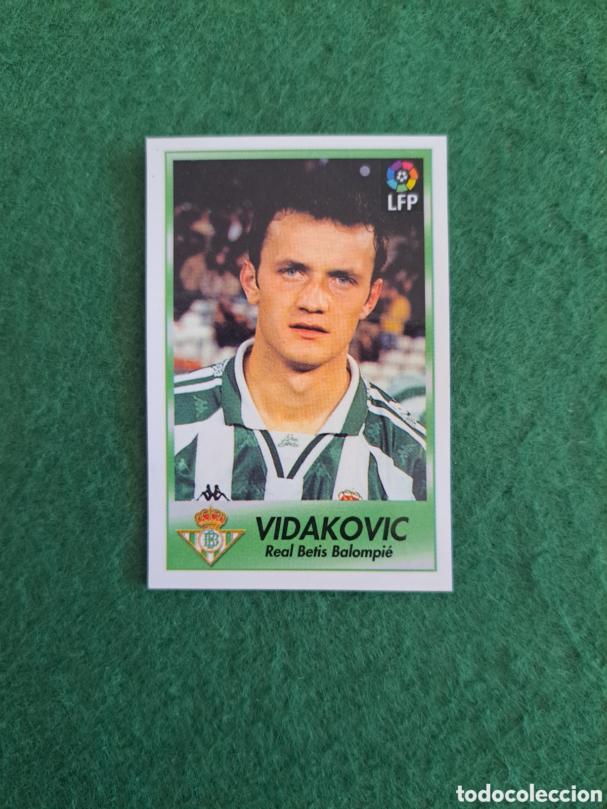 Cromos de f&uacute;tbol: Vidakovic. N&deg;16. Betis. Bollycao Liga 96-97. Sigue la Liga
