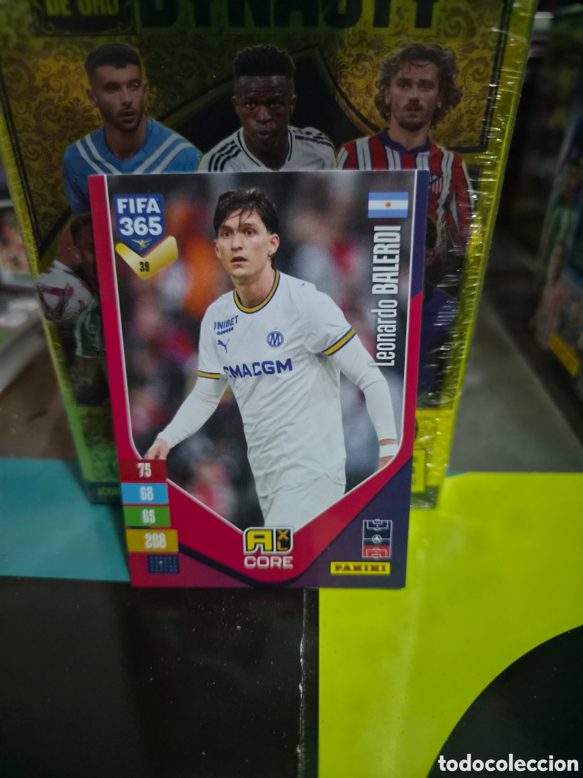 Cromos de f&uacute;tbol: N&deg;39 Leonardo Balerdi FIFA 365 2027