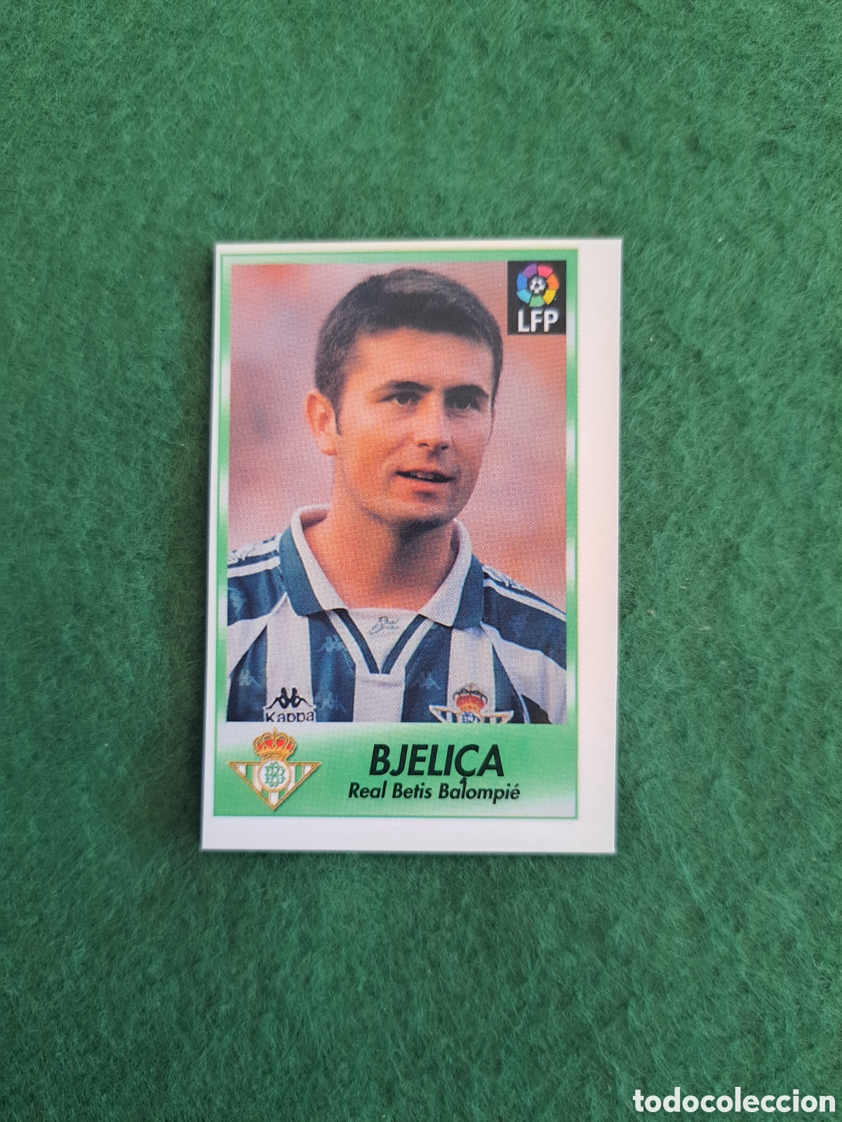 Cromos de Futebol: Bjelica. N&deg;20. Betis. Bollycao Liga 96-97. Sigue la Liga