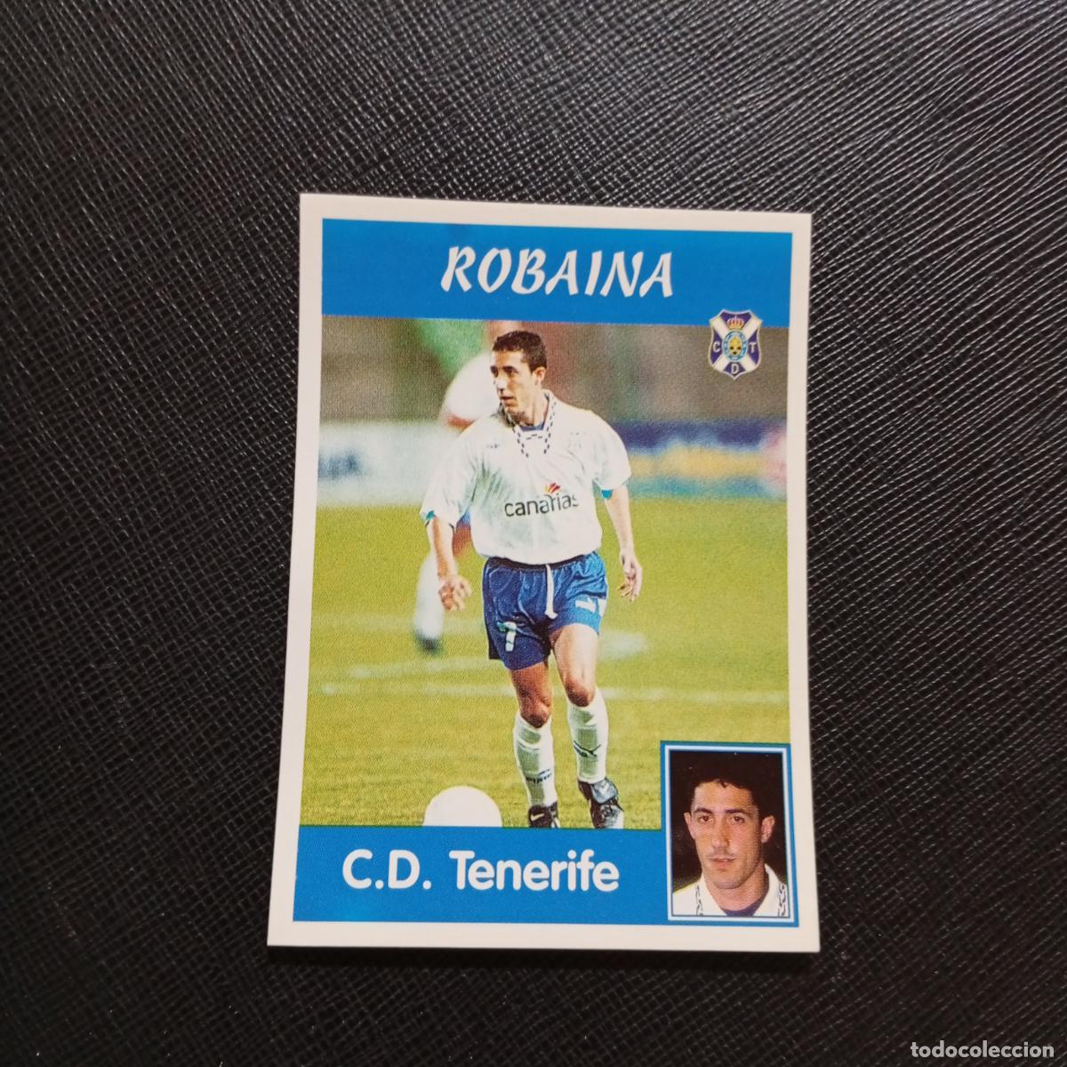 Cromos de Futebol: 156A 156 ROBAINA TENERIFE PANINI 1997 1998 CROMO 97 98 FUTBOL - SIN PEGAR - A92 PG208