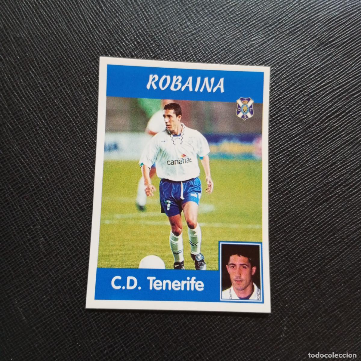Cromos de Futebol: 156A 156 ROBAINA TENERIFE PANINI 1997 1998 CROMO 97 98 FUTBOL - SIN PEGAR - A92 PG208 B
