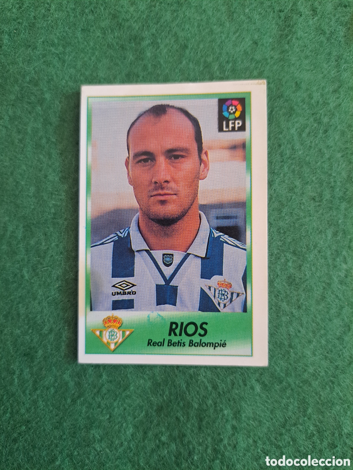 Football Stickers: R&iacute;os. N&deg;19. Betis. Bollycao Liga 96-97
