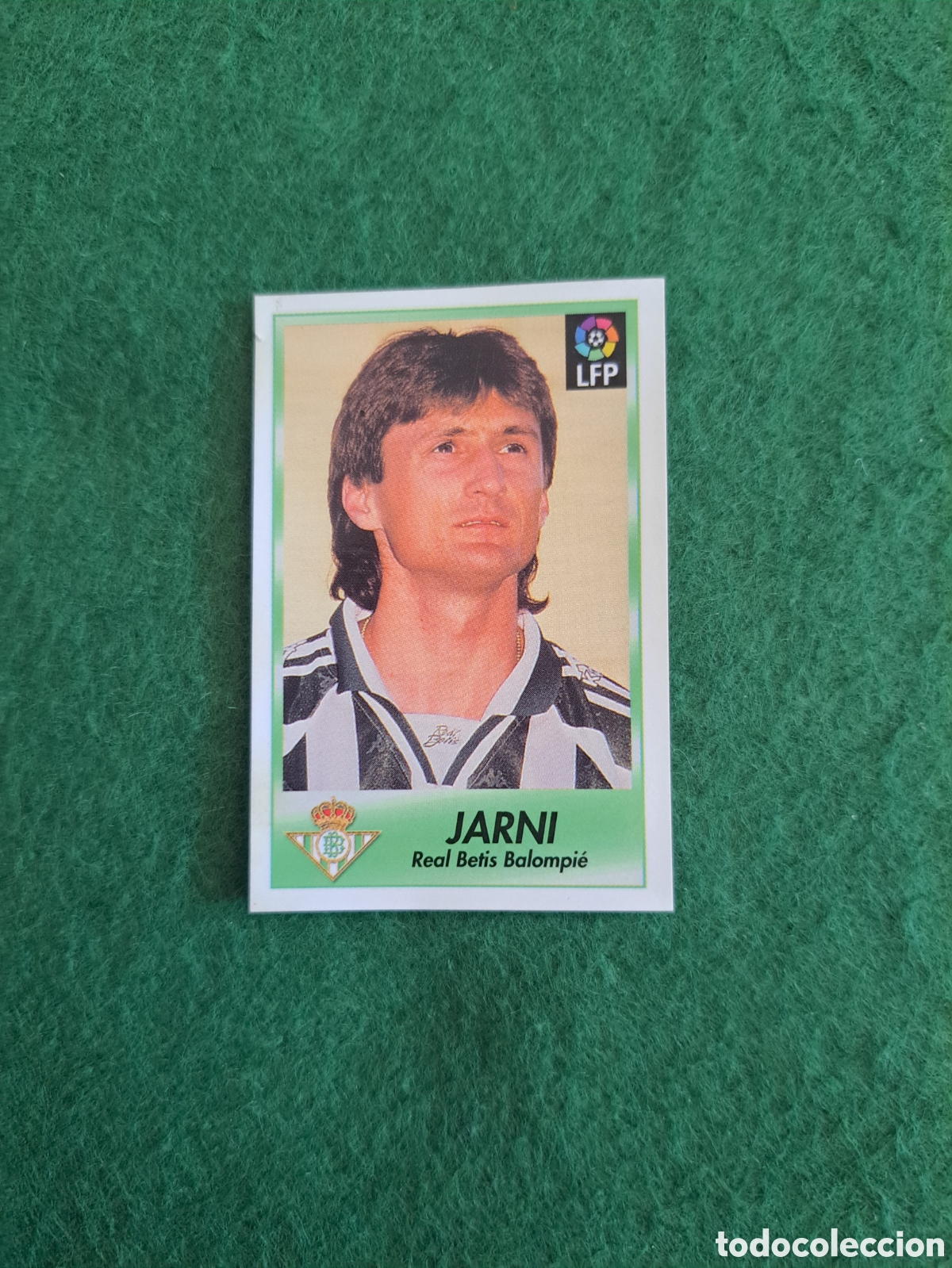 Cartes &agrave; collectionner de Football: Jarni. N&deg;21. Betis. Bollycao Liga 96-97. Sigue la Liga