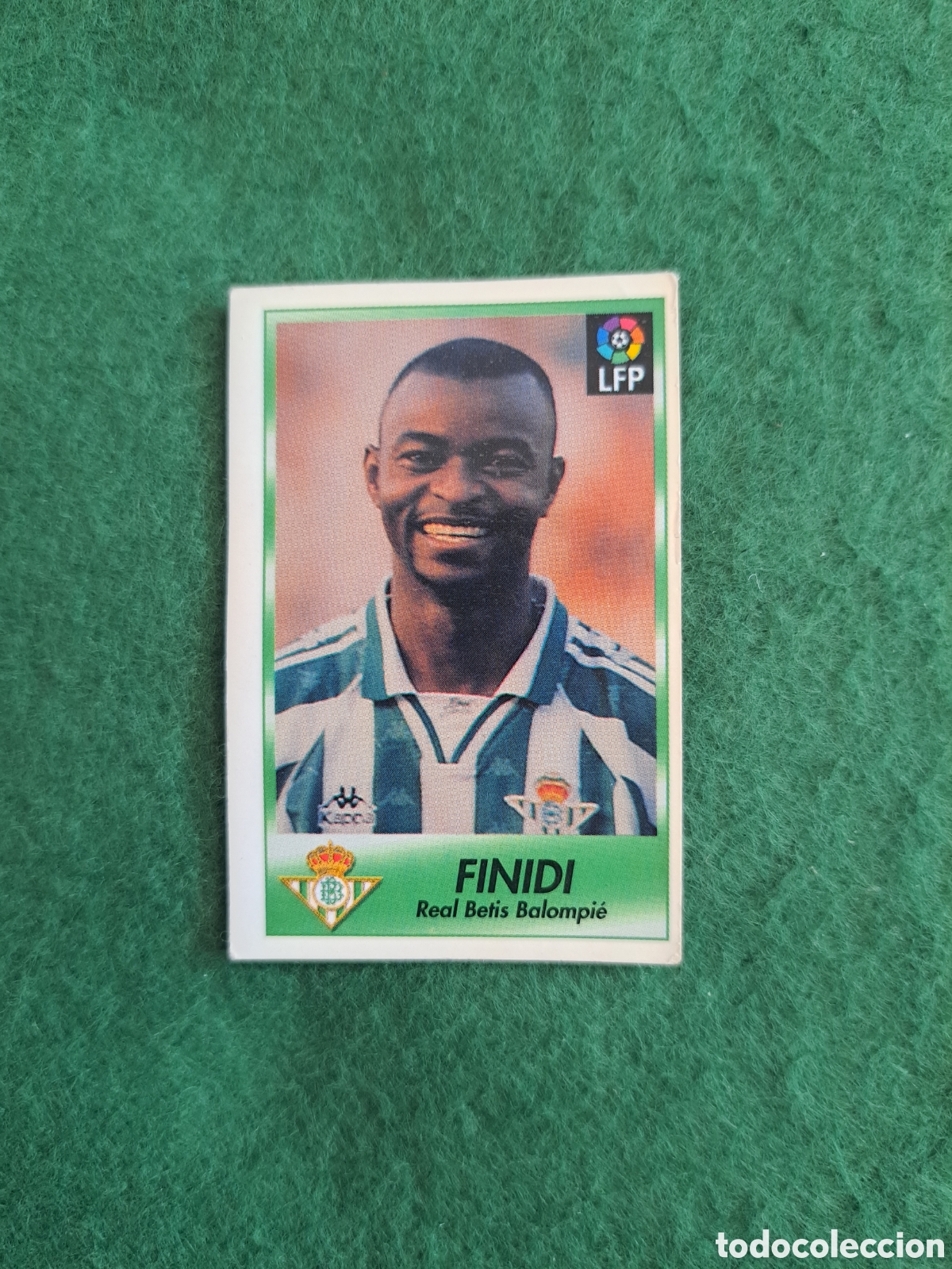 Cromos de f&uacute;tbol: Finidi. N&deg;24. Betis. Bollycao Liga 96-97. Sigue la Liga