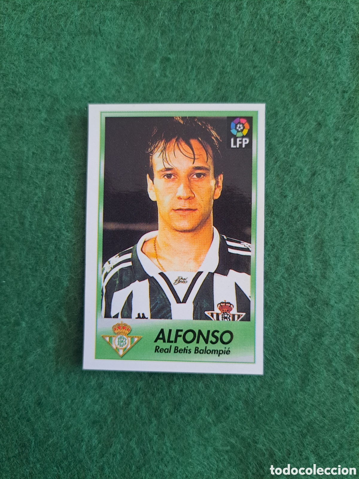 Cromos de f&uacute;tbol: Alfonso. N&deg;26. Betis. Bollycao Liga 96-97. Sigue la Liga