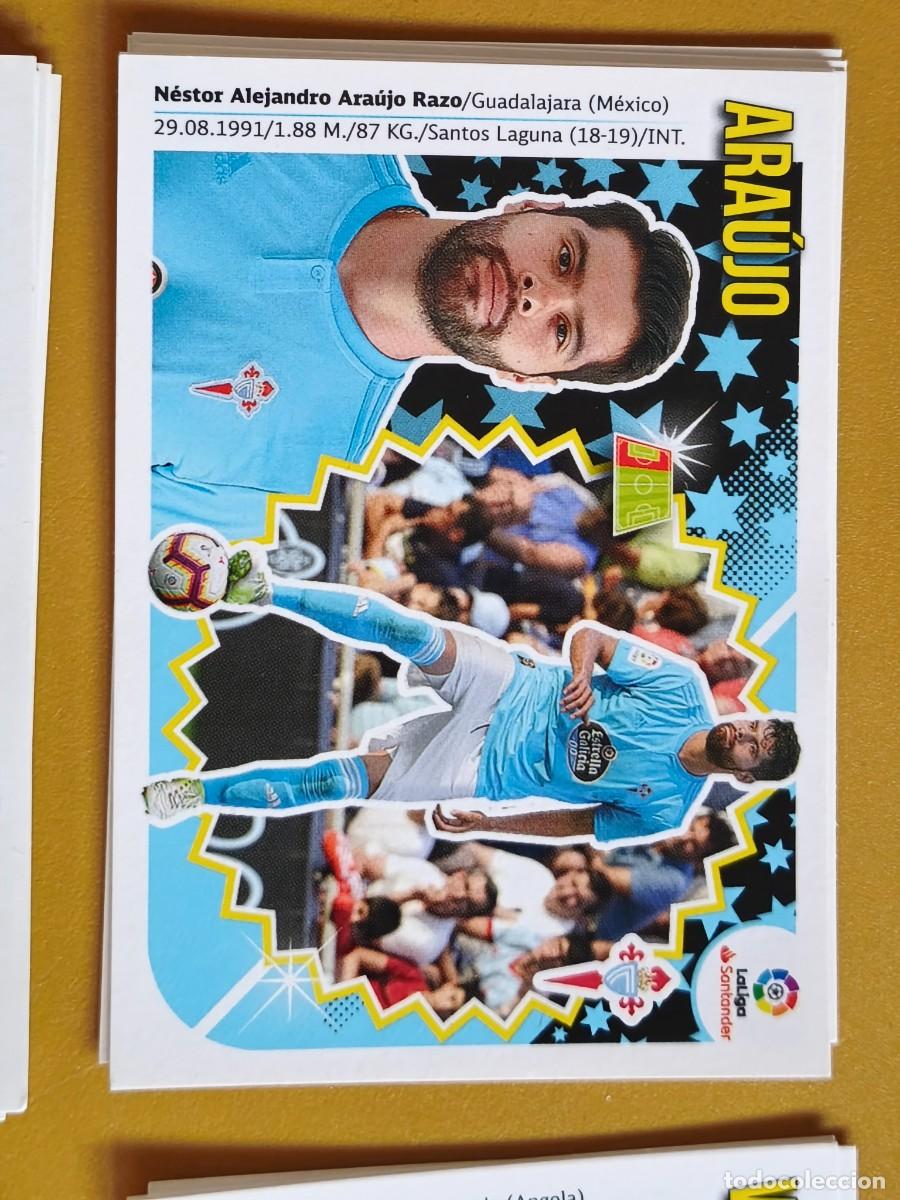 Cromos de f&uacute;tbol: araujo, 2018 19 ultimos fichajes
