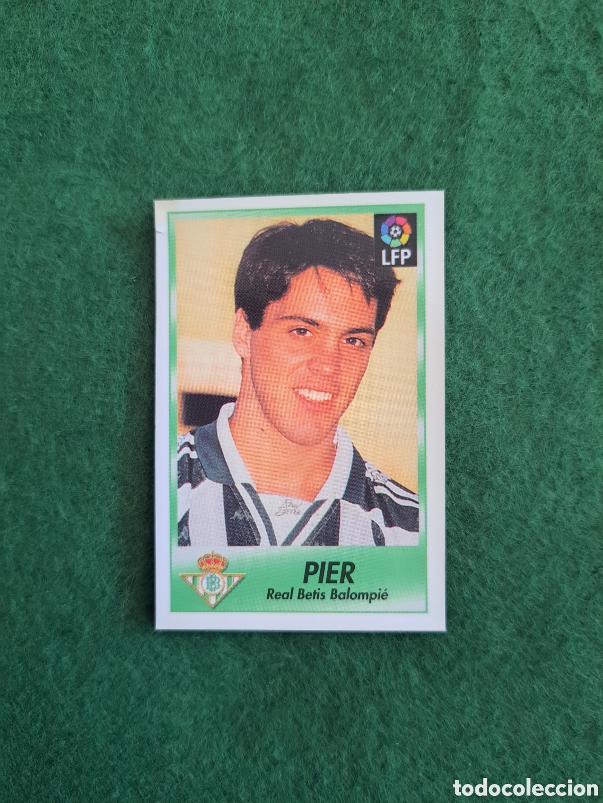 Cromos de f&uacute;tbol: Pier. N&deg;25. Betis. Bollycao Liga 96-97. Sigue la Liga