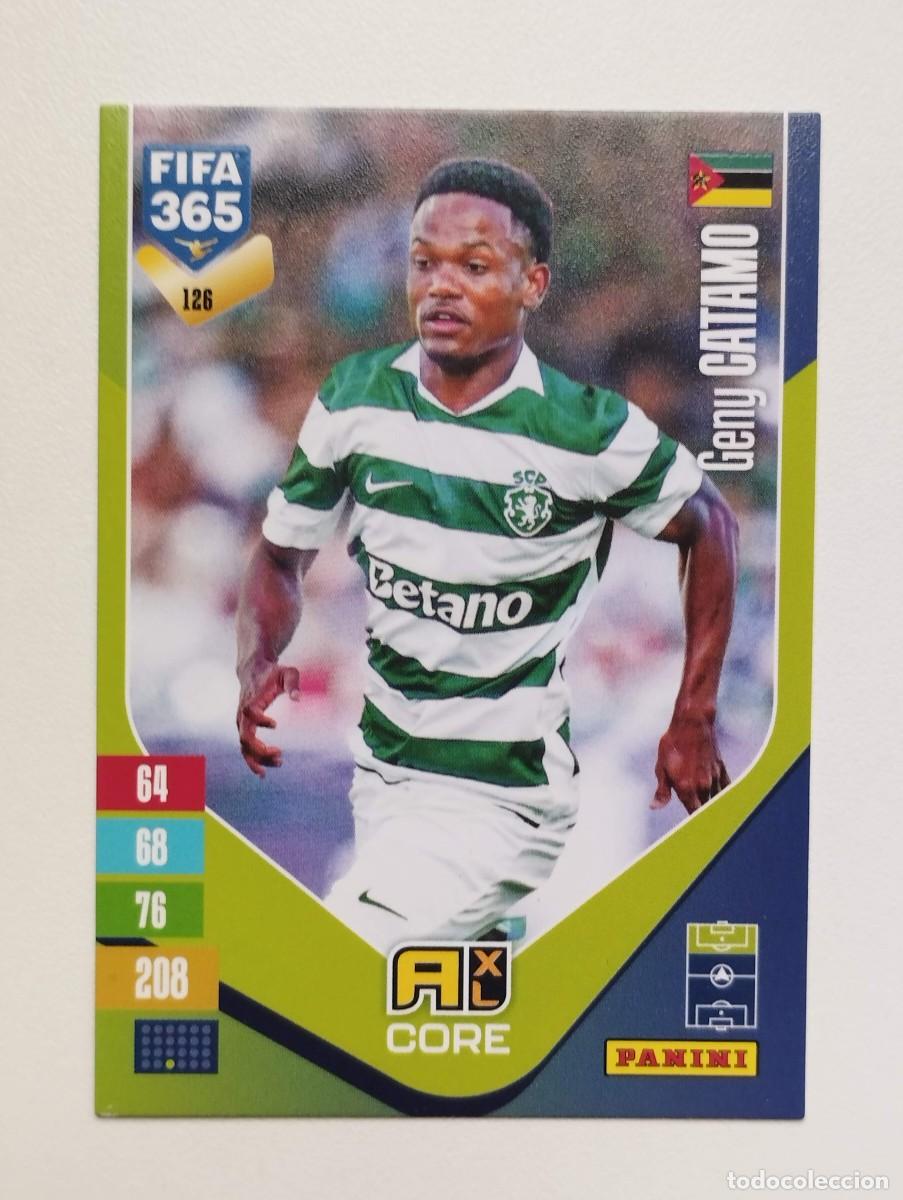 Cromos de f&uacute;tbol: CROMO CARD ADRENALYN FIFA 365 2026 2027 26 27 GENY CATAMO 126 SPORTING