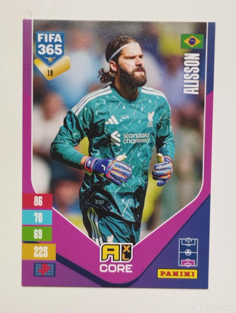 Cromos de f&uacute;tbol: CROMO CARD ADRENALYN FIFA 365 2026 2027 26 27 ALISSON 19 LIVERPOOL