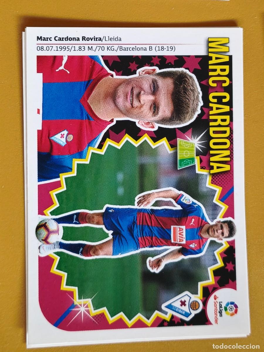 Cromos de f&uacute;tbol: marc cardona, 2018 19 coloca