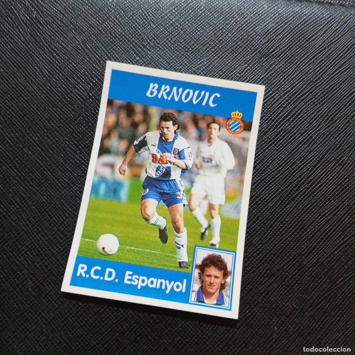 Cromos de f&uacute;tbol: 184 BRNOVIC ESPA&Ntilde;OL PANINI 1997 1998 CROMO 97 98 FUTBOL - SIN PEGAR - A92 PG217 B