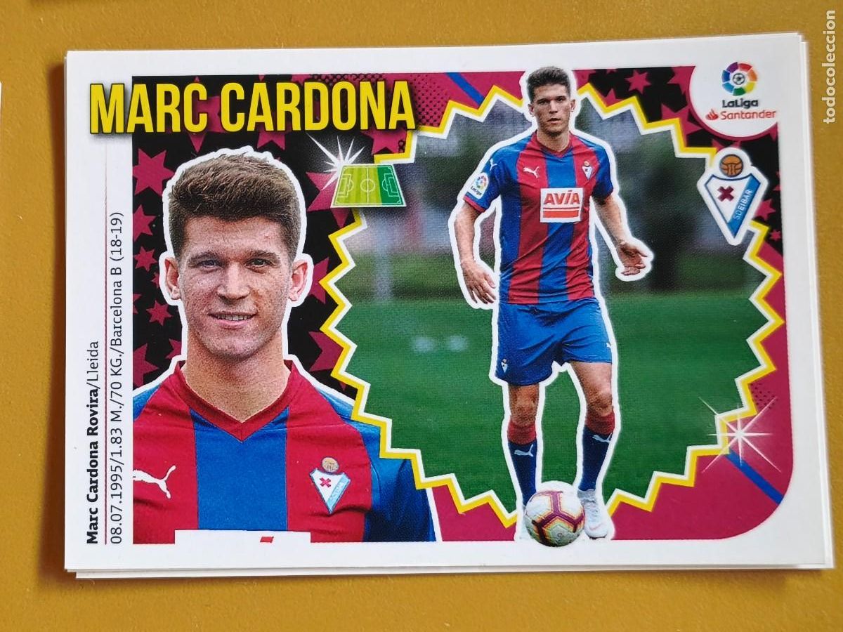 Cromos de f&uacute;tbol: marc cardona, 2018 19 coloca
