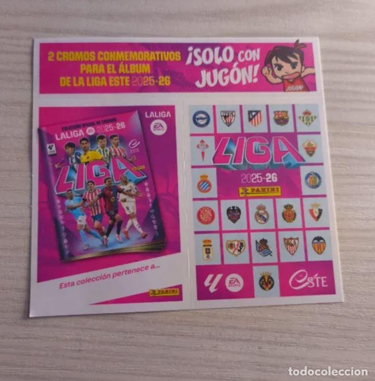 Figurine di Calcio: Cromos Conmemorativos Panini Liga Este 2025 2026