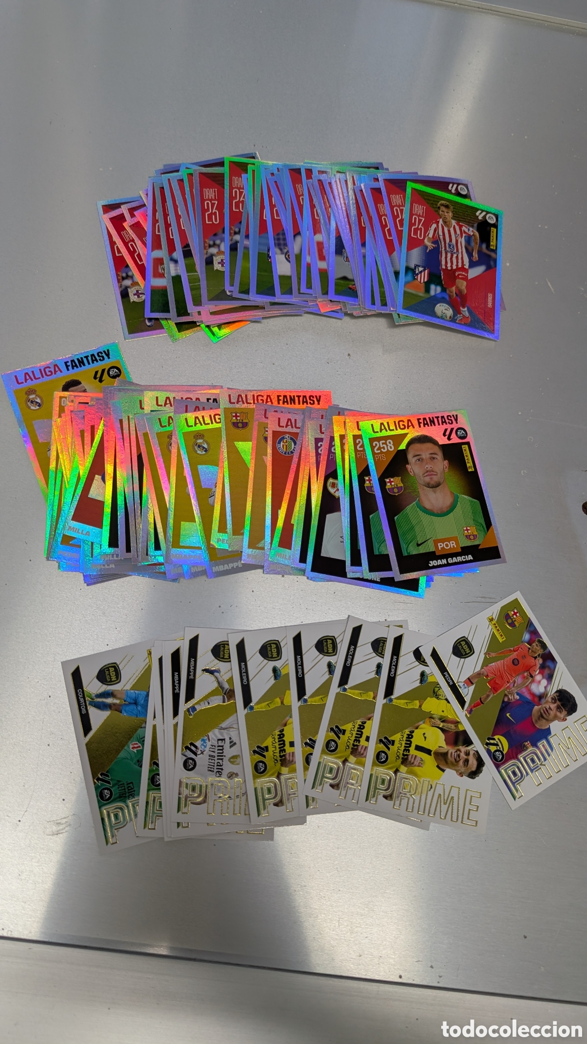 Fu&szlig;ball-Sticker: LOTE 128 CROMOS BRILLANTES ESPECIALES REPETIDOS LIGA ESTE 2026/27 26 27 NUNCA PEGADOS