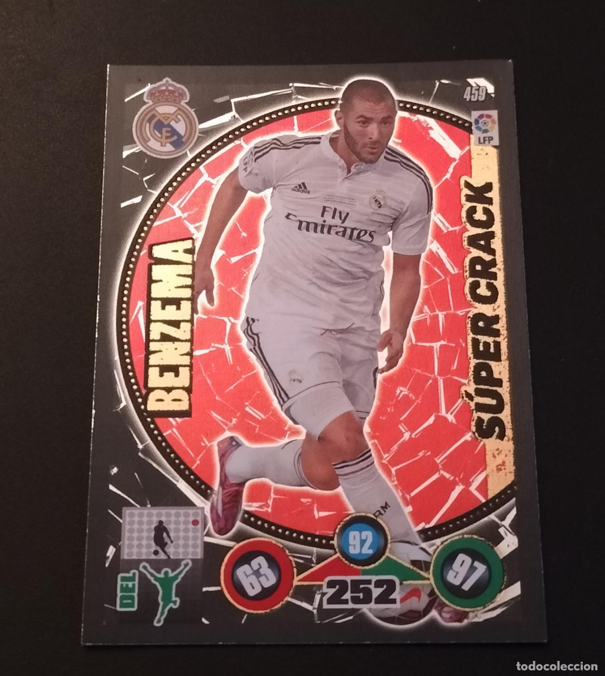Figurine di Calcio: 459 BENZEMA SUPERCRACK SUPER CRACK REAL MADRID CROMOS ADRENALYN XL LIGA FUTBOL 2014 2015 14 15
