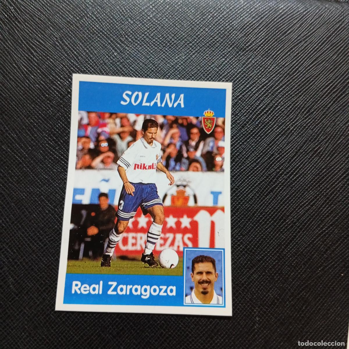 Cromos de f&uacute;tbol: 214 SOLANA ZARAGOZA PANINI 1997 1998 CROMO 97 98 FUTBOL - SIN PEGAR - A92 PG280