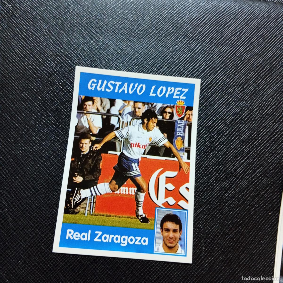 Cromos de f&uacute;tbol: 220 GUSTAVO LOPEZ ZARAGOZA PANINI 1997 1998 CROMO 97 98 FUTBOL - SIN PEGAR - A92 PG280