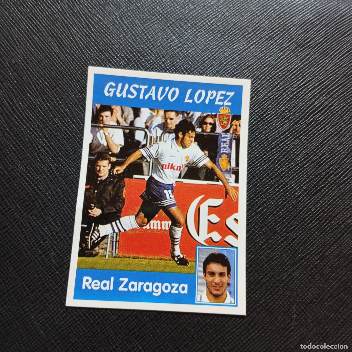 Cromos de f&uacute;tbol: 220 GUSTAVO LOPEZ ZARAGOZA PANINI 1997 1998 CROMO 97 98 FUTBOL - SIN PEGAR - A92 PG289