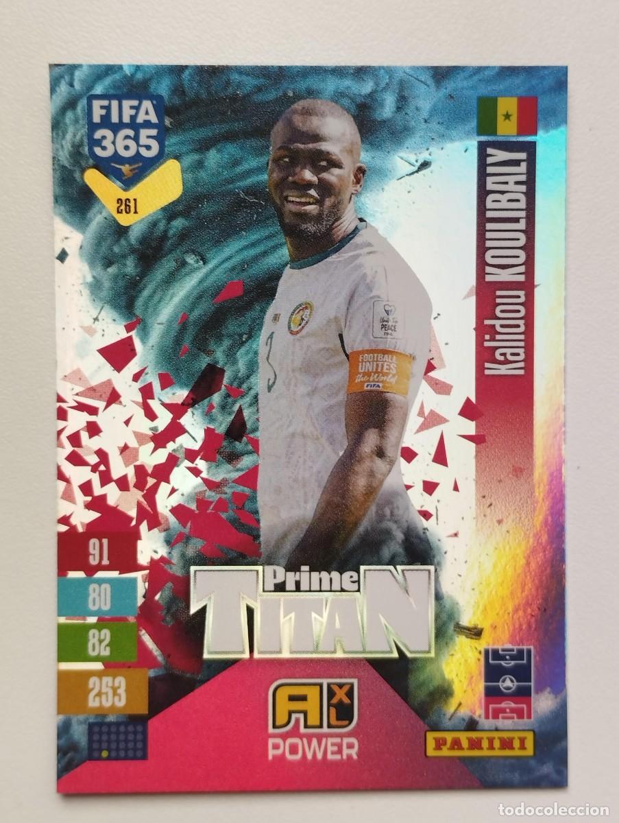 Cromos de f&uacute;tbol: CROMO CARD ADRENALYN FIFA 365 2026 2027 27 FIFA WORLD CUP PRIME TITAN 261 KOULIBALY SENEGAL