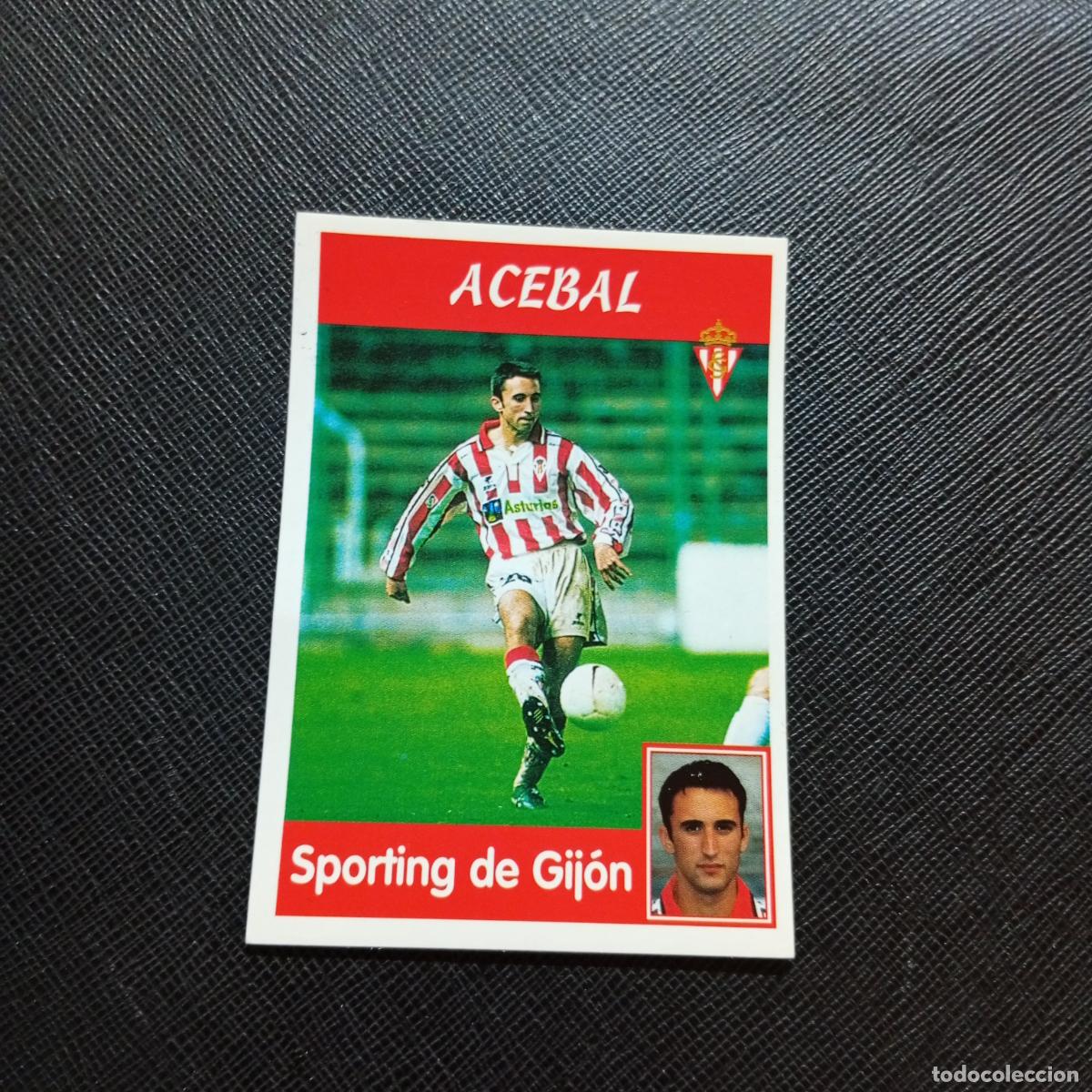 Cromos de f&uacute;tbol: 229 ACEBAL SPORTING GIJON PANINI 1997 1998 CROMO 97 98 FUTBOL - SIN PEGAR - A92 PG298