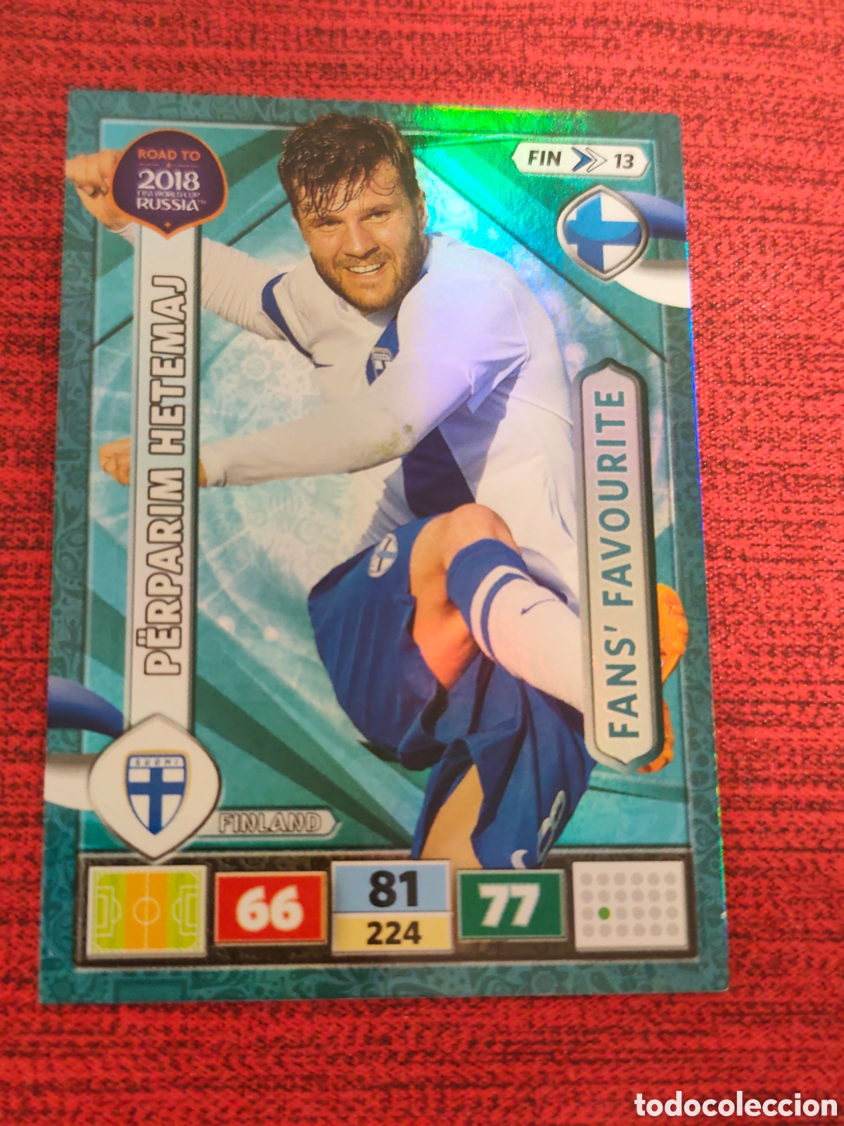 Cromos de f&uacute;tbol: FIN_13 HETEMAJ FINLANDIA ADRENALYN XL ROAD TO RUSSIA 2018
