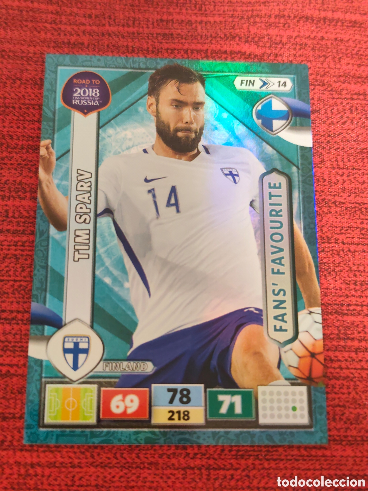 Fu&szlig;ball-Sticker: FIN_14 SPARV FINLANDIA ADRENALYN XL ROAD TO RUSSIA 2018