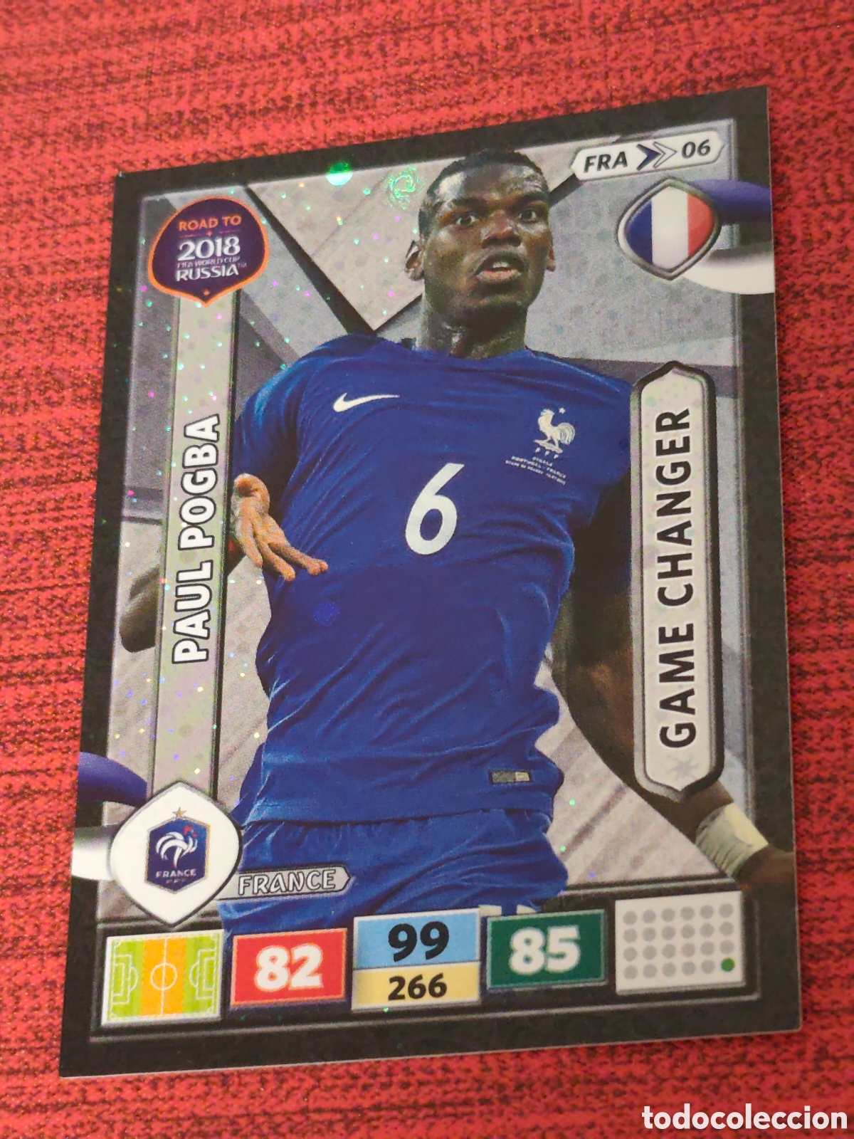 Cromos de f&uacute;tbol: FRA_06 POGBA FRANCIA ADRENALYN XL ROAD TO RUSSIA 2018