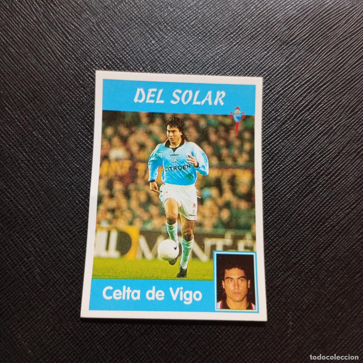 Cromos de f&uacute;tbol: 244 DEL SOLAR CELTA PANINI 1997 1998 CROMO 97 98 FUTBOL - SIN PEGAR - A92 PG352