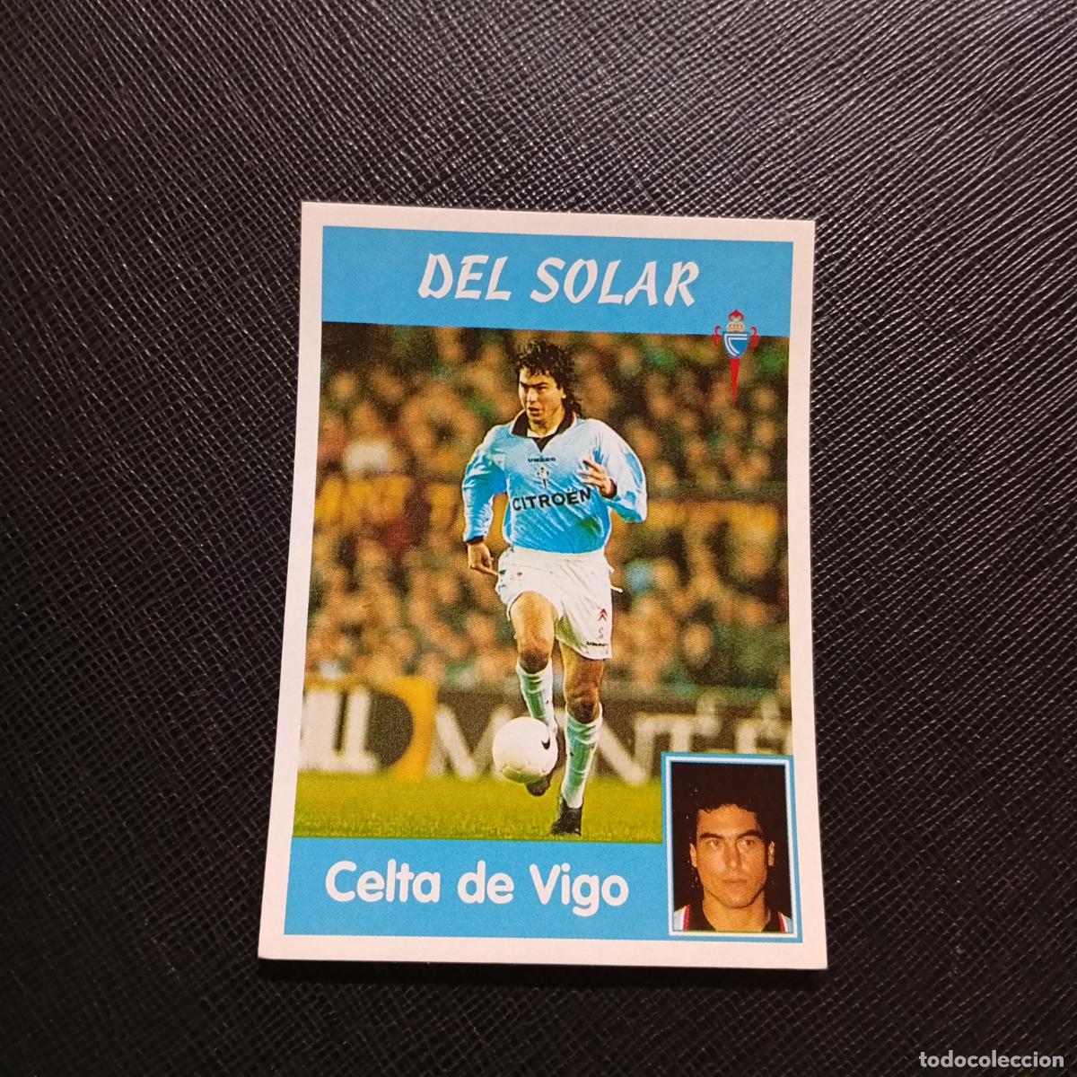 Cromos de f&uacute;tbol: 244 DEL SOLAR CELTA PANINI 1997 1998 CROMO 97 98 FUTBOL - SIN PEGAR - A92 PG352 B