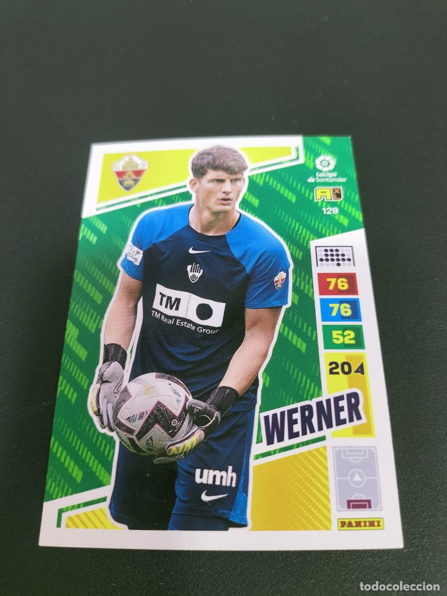 Cromos de f&uacute;tbol: 1 CROMO FICHA PANINI ADRENALYN 2022-2023 22-23 ELCHE C.F 129 WERNER