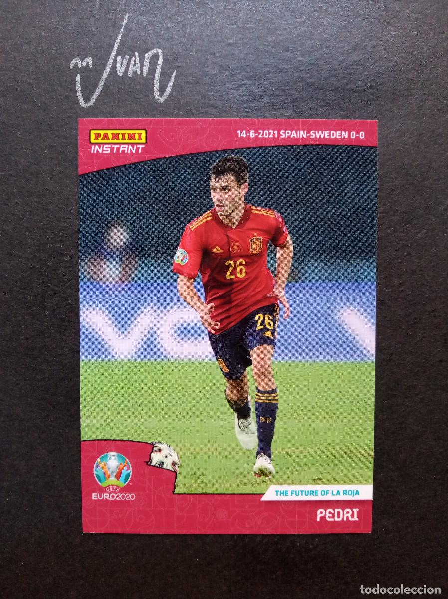 Cromos de f&uacute;tbol: #11 THE FUTURE OF LA ROJA PEDRI ESPA&Ntilde;A FC BARCELONA ⚽ PANINI &reg; INSTANT 1/4942 UEFA EURO 2020 20