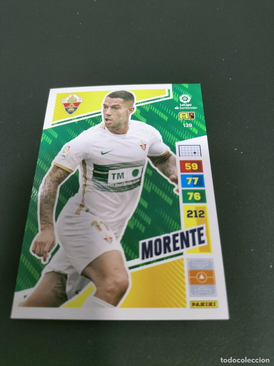 Cromos de Futebol: 1 CROMO FICHA PANINI ADRENALYN 2022-2023 22-23 ELCHE C.F 139 MORENTE