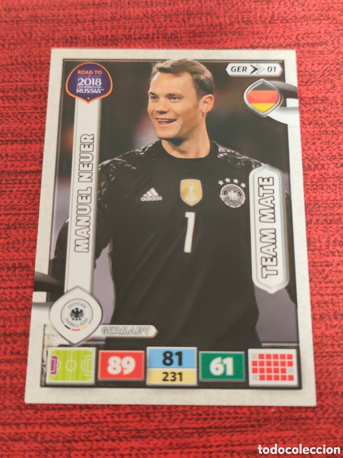 Cromos de Futebol: GER_01 NEUER ALEMANIA ADRENALYN XL ROAD TO RUSSIA 2018