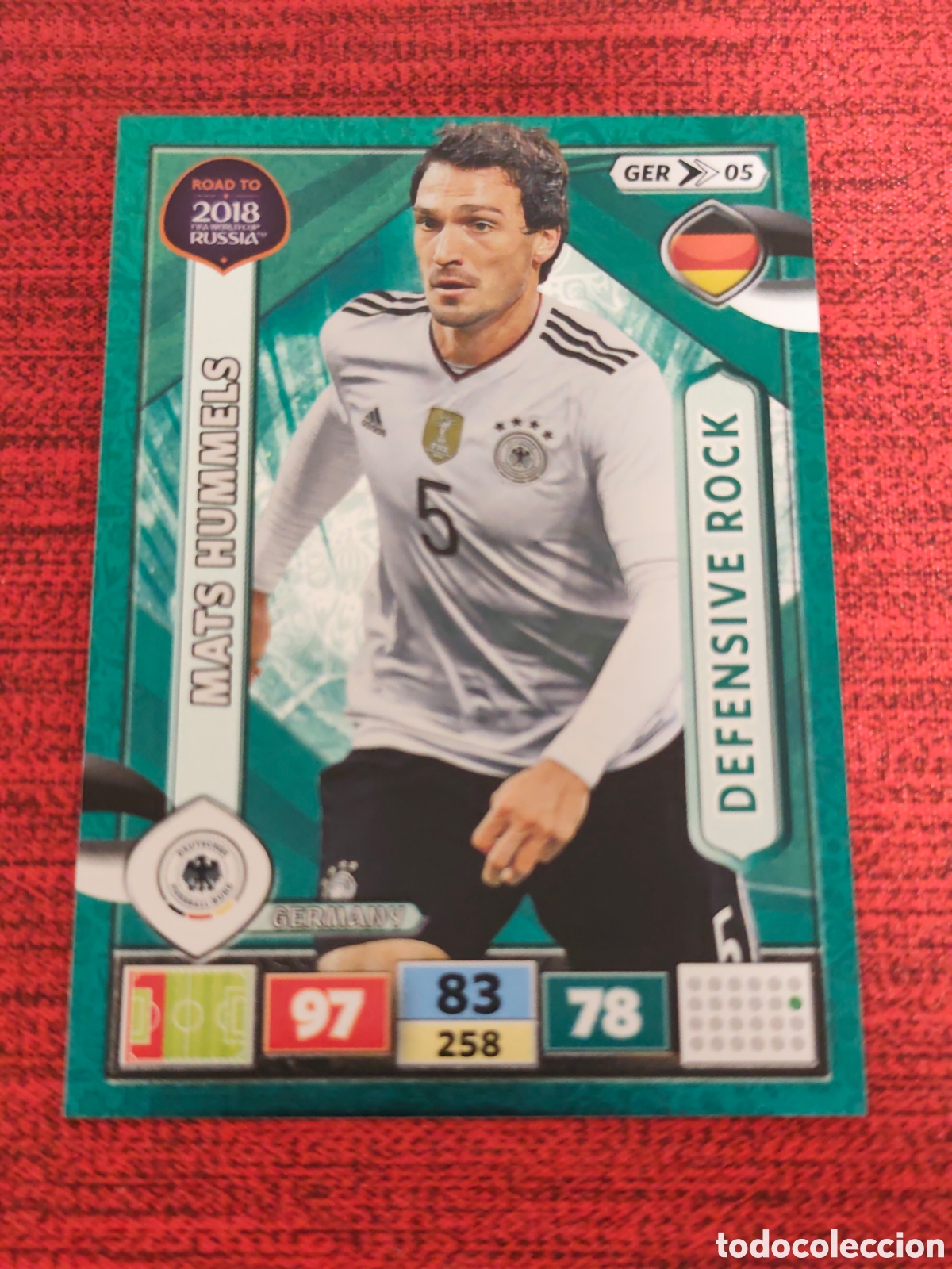 Figurine di Calcio: GER_05 HUMMELS ALEMANIA ADRENALYN XL ROAD TO RUSSIA 2018