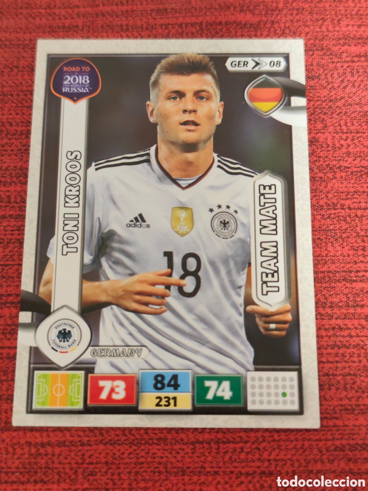 Cromos de Futebol: GER_08 KROOS ALEMANIA ADRENALYN XL ROAD TO RUSSIA 2018