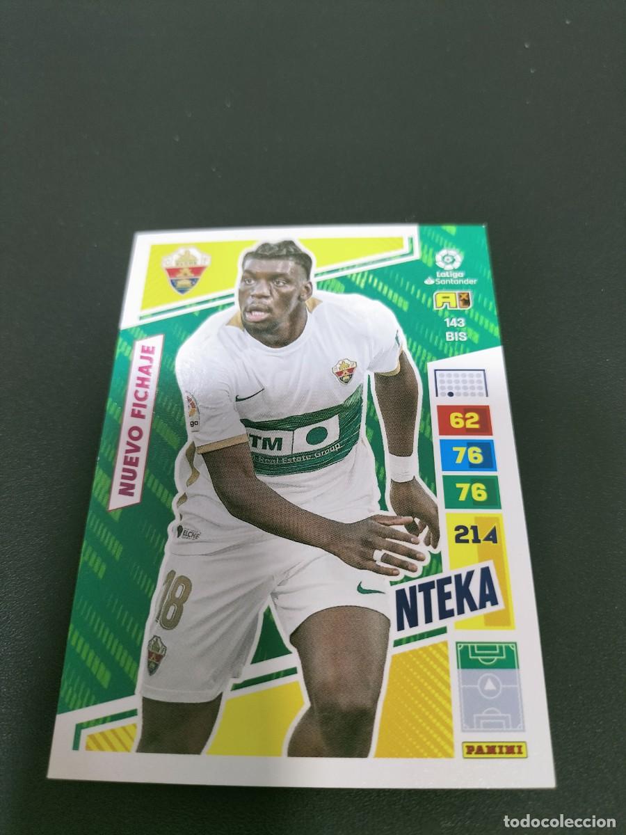 Cromos de Futebol: 1 CROMO FICHA PANINI ADRENALYN 2022-2023 22-23 ELCHE C.F 143 bis NTEKA ( NUEVO FICHAJE
