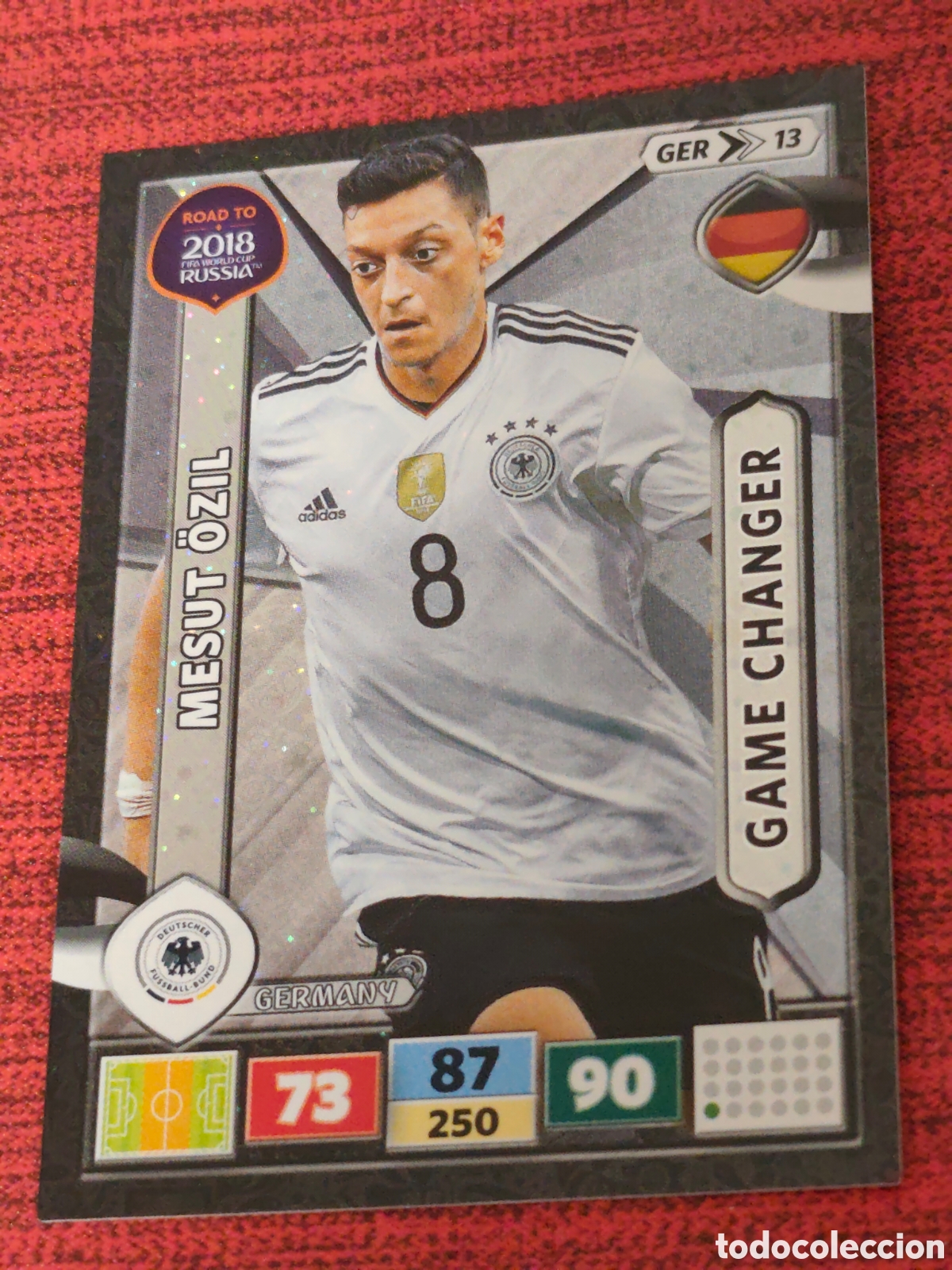 Fu&szlig;ball-Sticker: GER_13 &Ouml;ZIL ALEMANIA ADRENALYN XL ROAD TO RUSSIA 2018