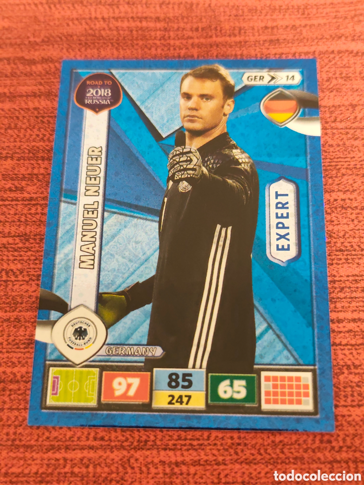 Fu&szlig;ball-Sticker: GER_14 NEUER ALEMANIA ADRENALYN XL ROAD TO RUSSIA 2018