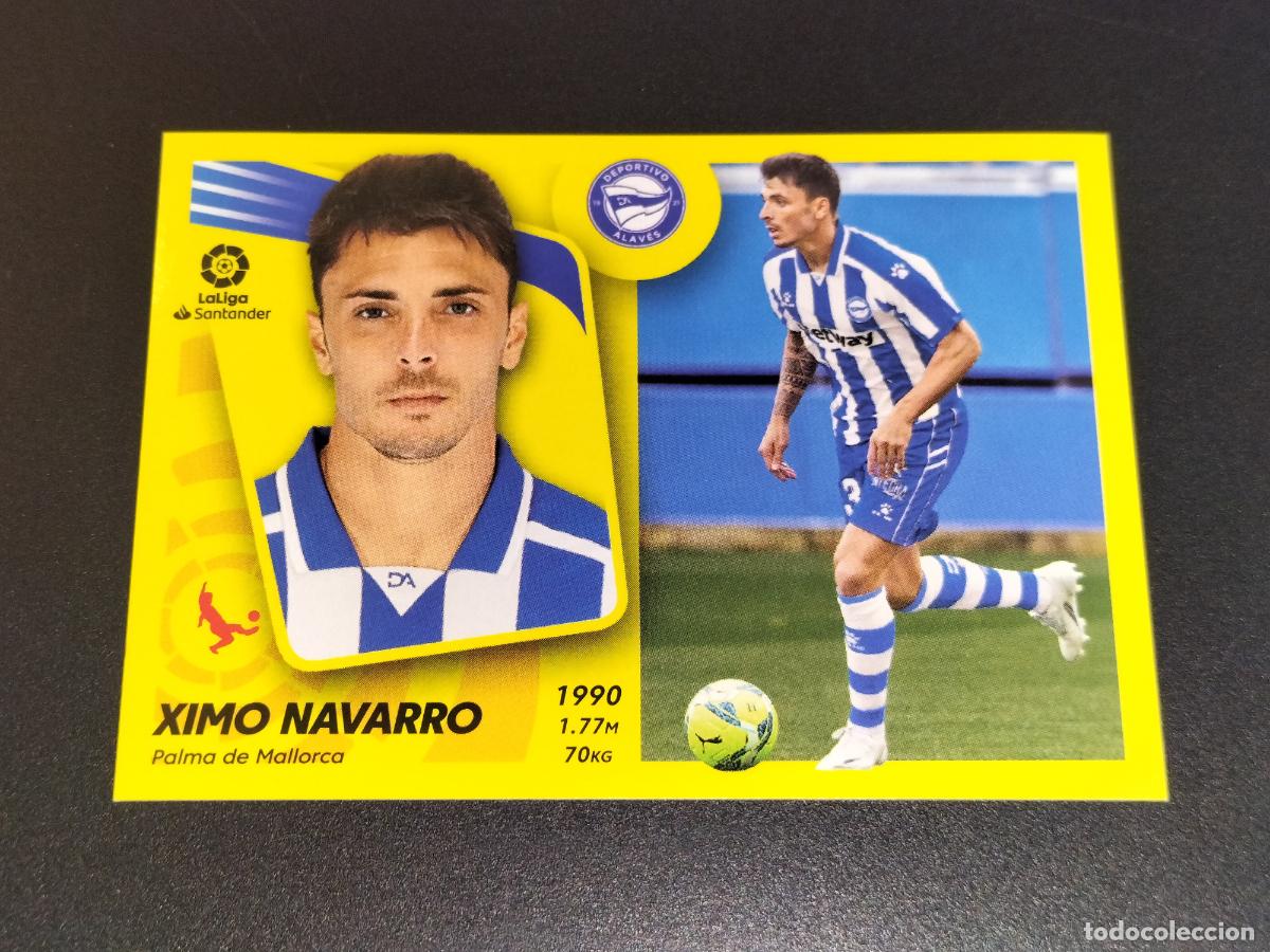 Fu&szlig;ball-Sticker: N&ordm; 8 XIMO NAVARRO ALAVES CROMOS LALIGA SANTANDER ESTE LIGA FUTBOL 2021 2022 21 22 PANINI