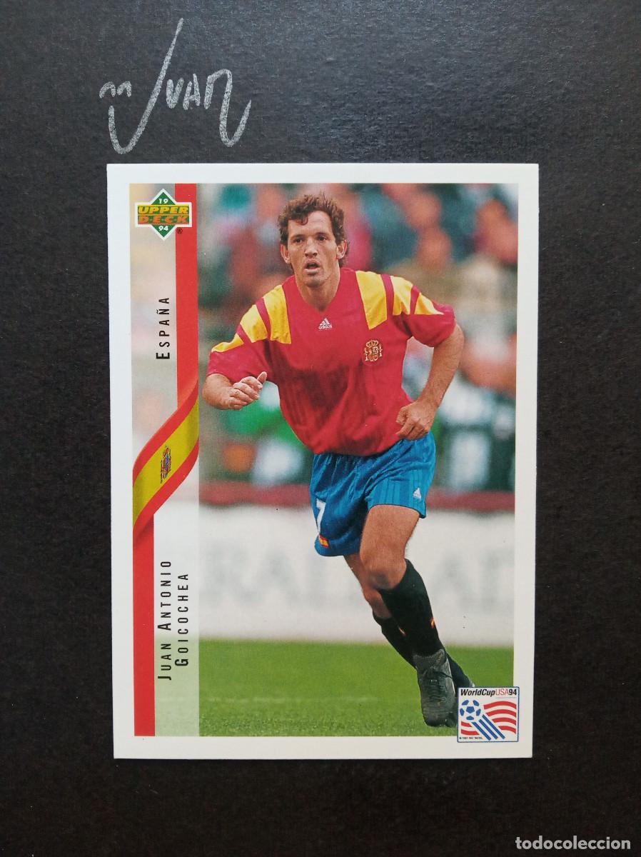 Fu&szlig;ball-Sticker: N&ordm; 154 GOICOECHEA ESPA&Ntilde;A FC BARCELONA ⚽ UPPER DECK &reg; FIFA WORLD CUP MUNDIAL 1994 USA 94