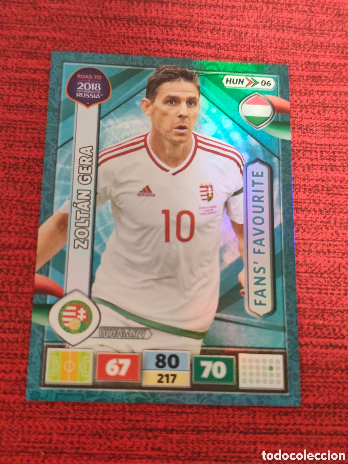 Fu&szlig;ball-Sticker: HUN_06 GERA HUNGR&Iacute;A ADRENALYN XL ROAD TO RUSSIA 2018