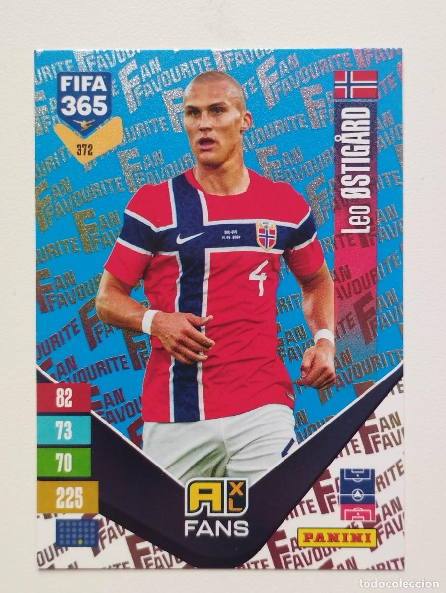 Figurine di Calcio: CROMO CARD ADRENALYN FIFA 365 2026 2027 26 27 FAN FAVOURITE 372 LEO OSTIGARD NORUEGA BLUE AZUL