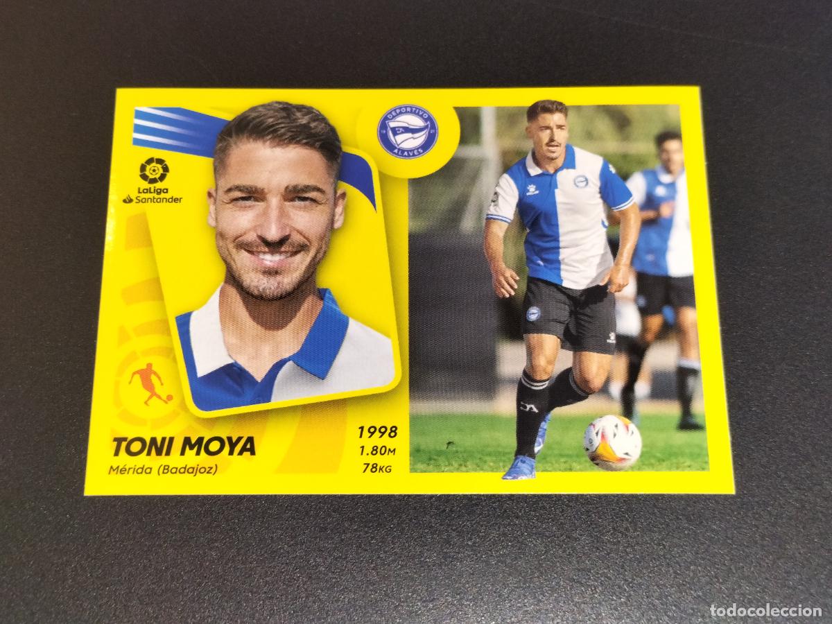Cromos de f&uacute;tbol: N&ordm; 14 BIS COLOCA TONI MOYA ALAVES CROMOS LALIGA SANTANDER ESTE LIGA FUTBOL 2021 2022 21 22 PANINI