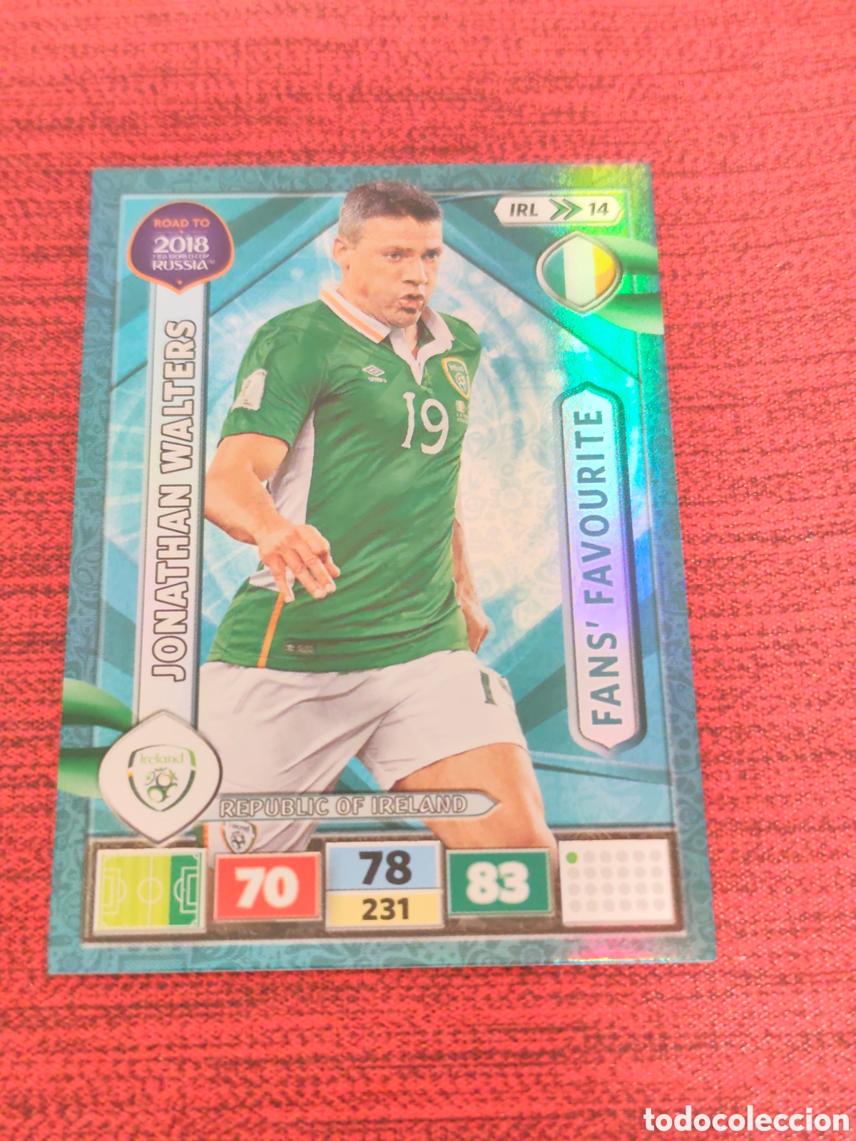 Cromos de f&uacute;tbol: IRL_14 WALTERS IRLANDA ADRENALYN XL ROAD TO RUSSIA 2018