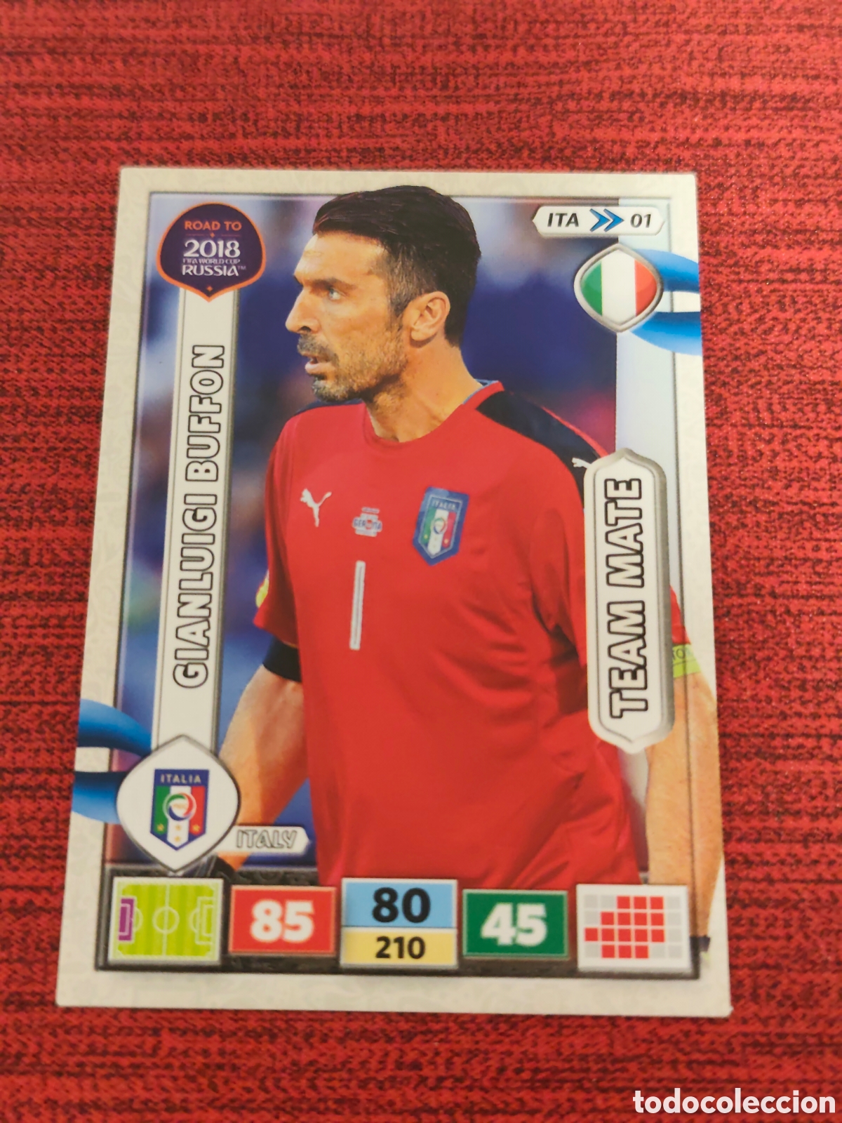 Cromos de f&uacute;tbol: ITA_01 BUFFON ITALIA ADRENALYN XL ROAD TO RUSSIA 2018