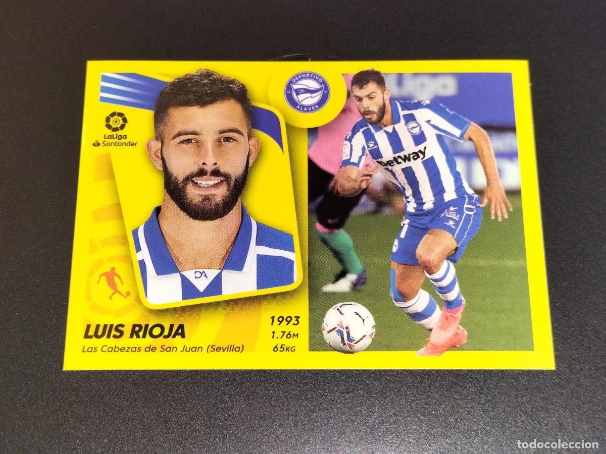Cromos de f&uacute;tbol: N&ordm; 16 LUIS RIOJA ALAVES CROMOS LALIGA SANTANDER ESTE LIGA FUTBOL 2021 2022 21 22 PANINI
