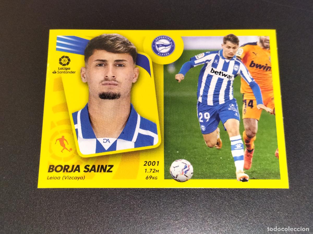 Cromos de f&uacute;tbol: N&ordm; 17 BORJA SAINZ ALAVES CROMOS LALIGA SANTANDER ESTE LIGA FUTBOL 2021 2022 21 22 PANINI