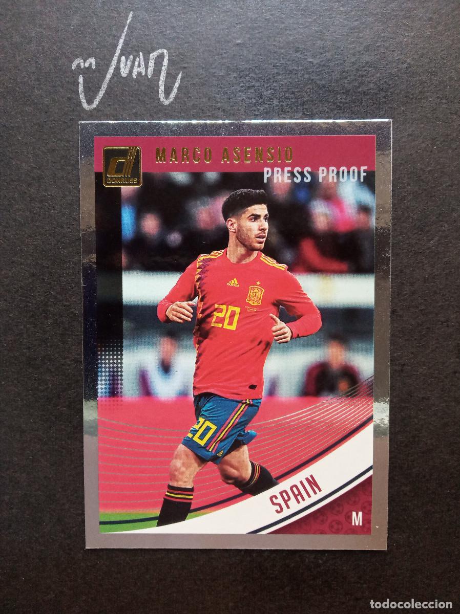 Cromos de f&uacute;tbol: N&ordm; 163 PRESS PROOF SILVER ASENSIO ESPA&Ntilde;A REAL MADRID ⚽ PANINI &reg; DONRUSS SOCCER 2018 2019 18 19