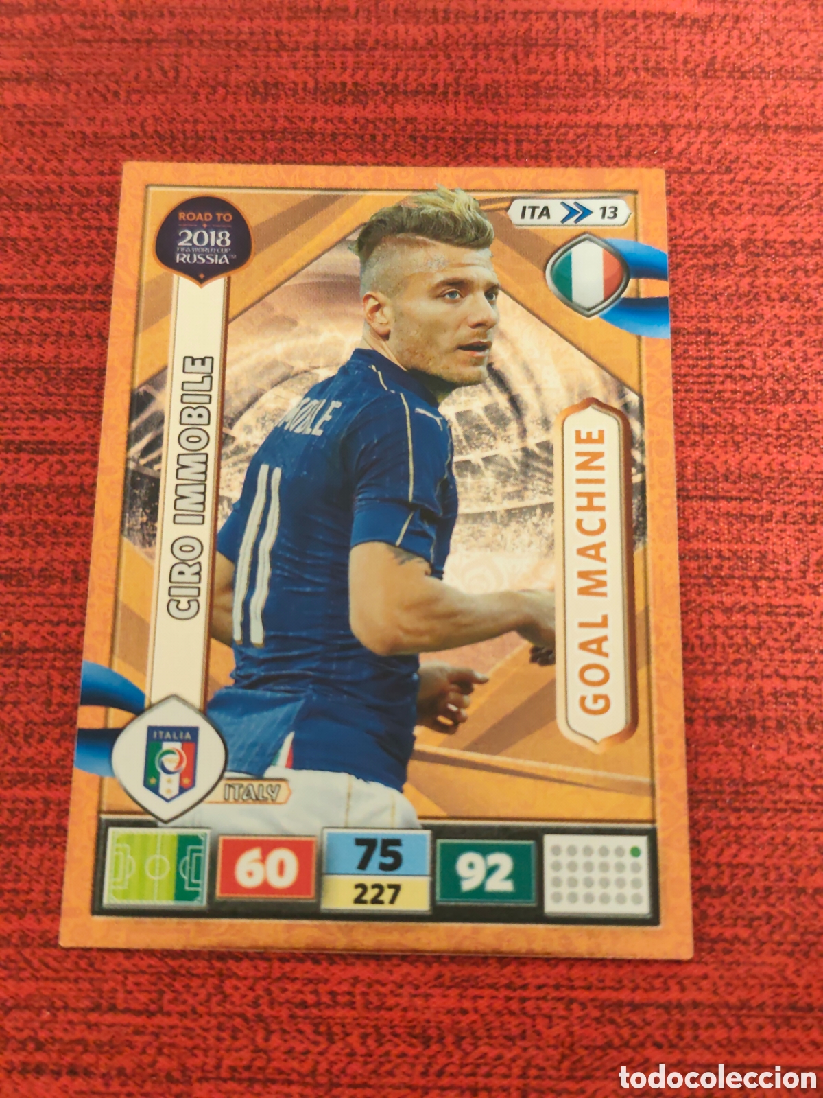 Cromos de f&uacute;tbol: ITA_13 IMMOBILE ITALIA ADRENALYN XL ROAD TO RUSSIA 2018