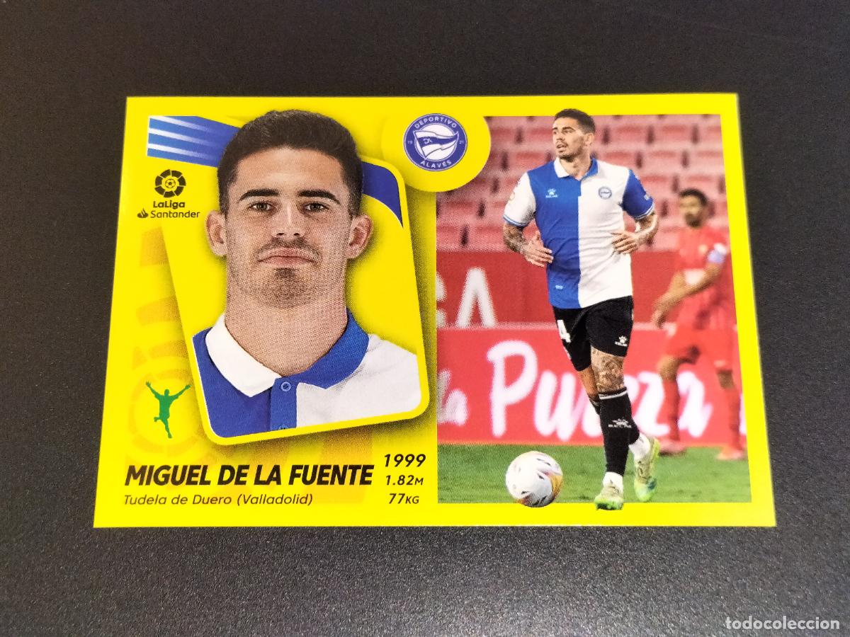 Cromos de f&uacute;tbol: N&ordm; 18 BIS COLOCA MIGUEL DE LA FUENTE ALAVES CROMOS LALIGA SANTANDER ESTE LIGA 2021 2022 21 22 PANINI